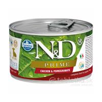 Farmina N&D dog PRIME puppy, chicken & pomegranate konzerva pre psy 140g