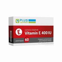 PLUS LEKÁREŇ Vitamín E 400 IU 60 kapsúl